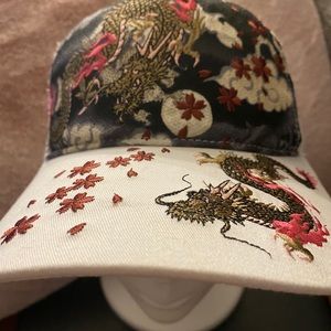 Japanese Dragon Ripple Junction Snap Back Cap